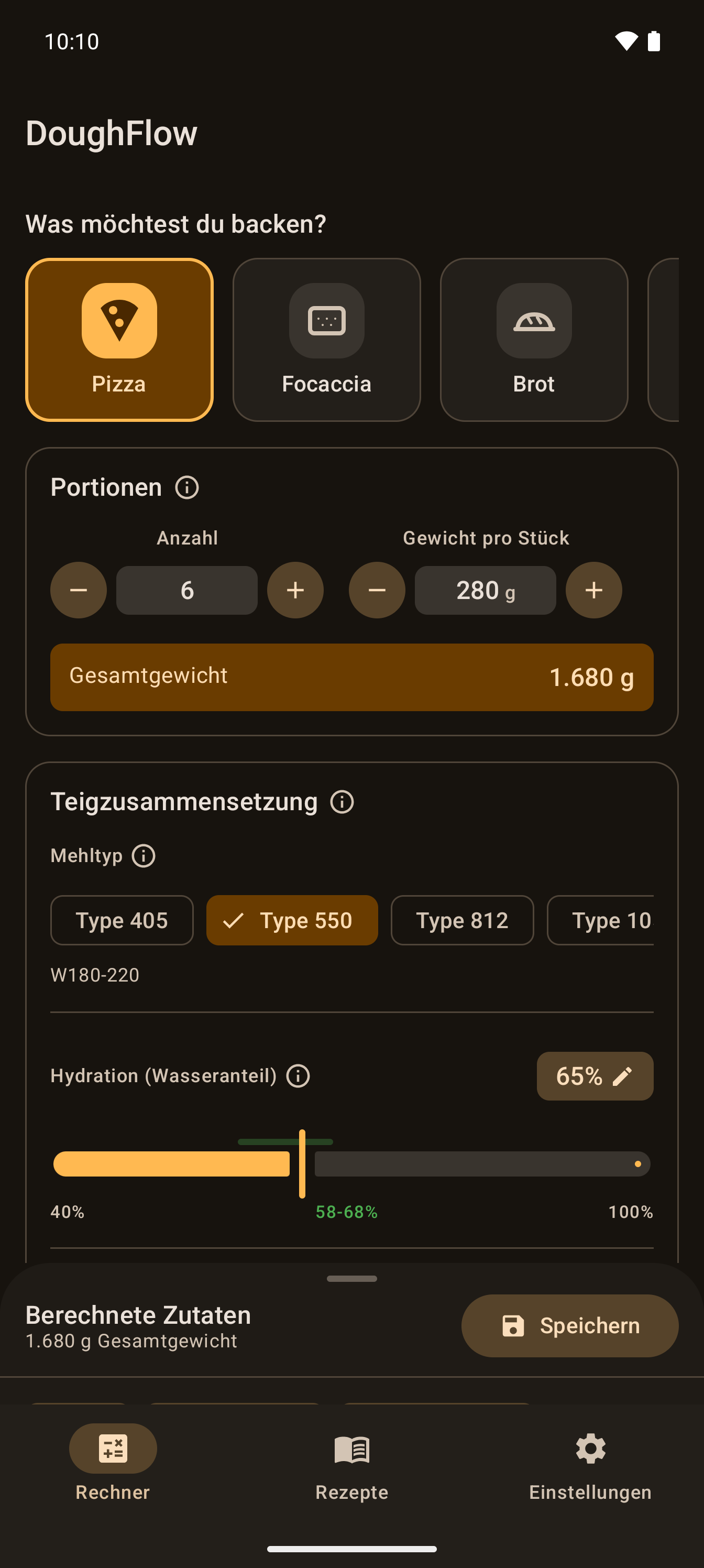 DoughFlow App Interface