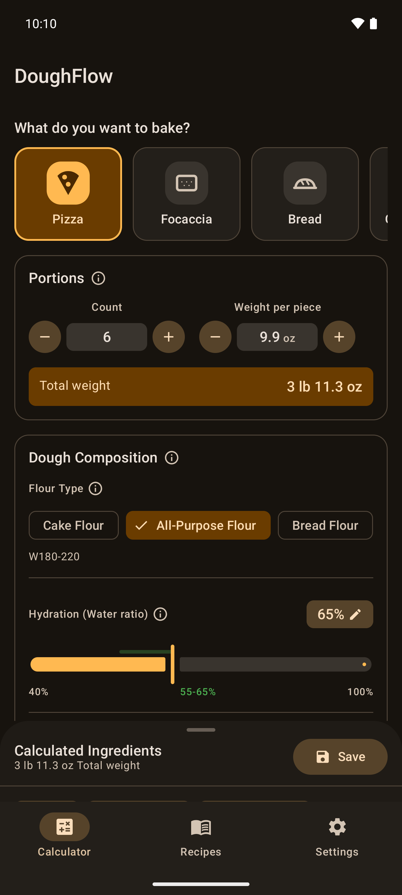 DoughFlow App Interface