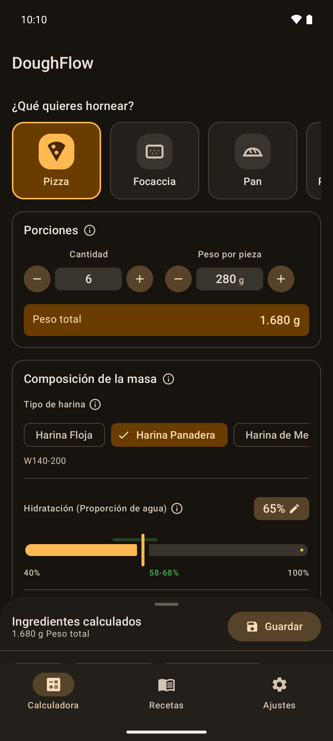 DoughFlow App Interface