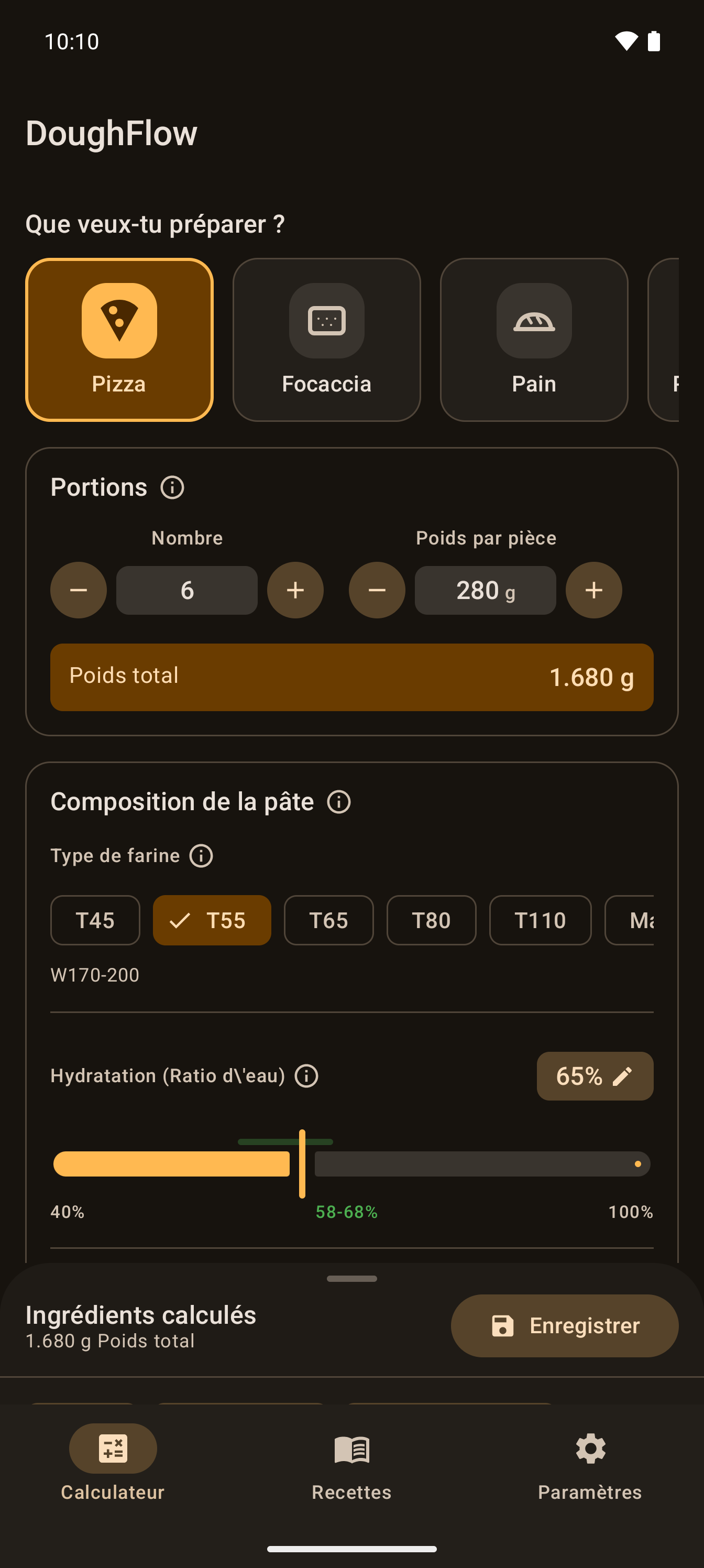 DoughFlow App Interface